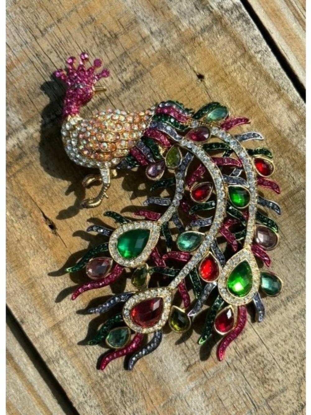 Peacock brooch /Pin